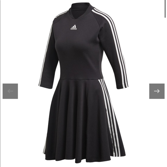 Adidas 3 Stripe Dress - NWT - Picture 2 of 5